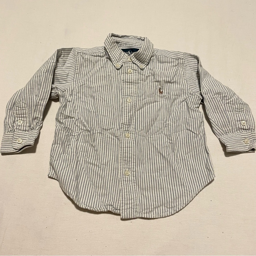 Ralph Lauren Striped Baby Shirt Size 24 Months